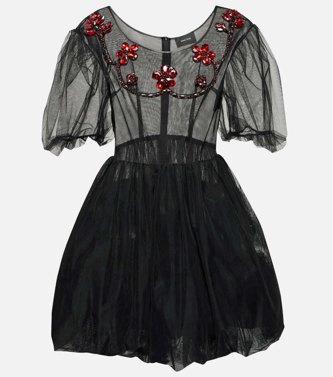 Simone Rocha - Embellished tulle minidress