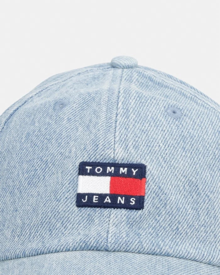 Tommy Jeans erkek pamuklu vizörlü şapka