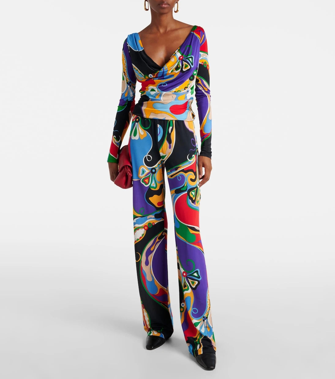 Pucci - Orchidee jersey blouse