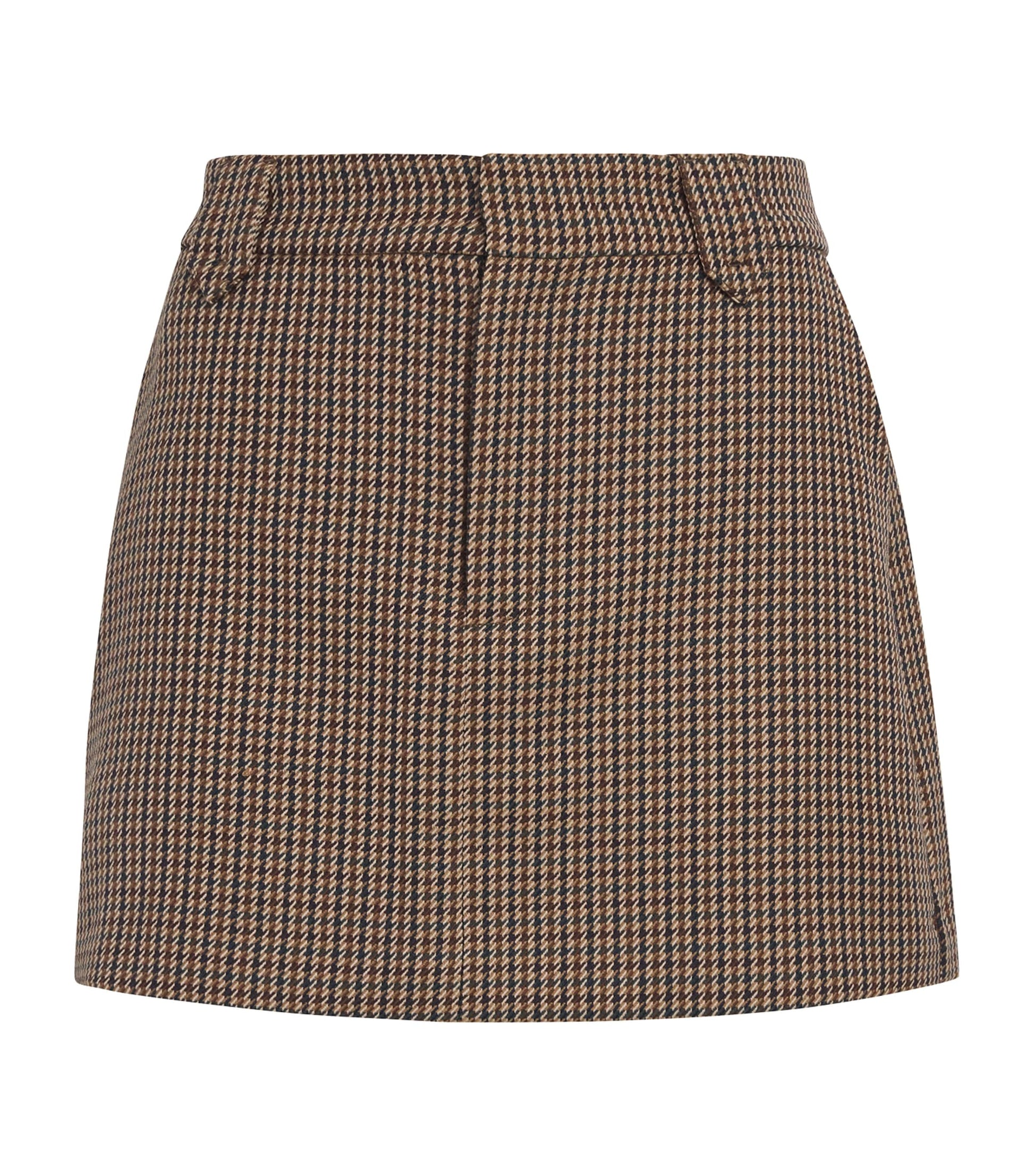 PAIGE Houndstooth Bobbi Mini Skirt