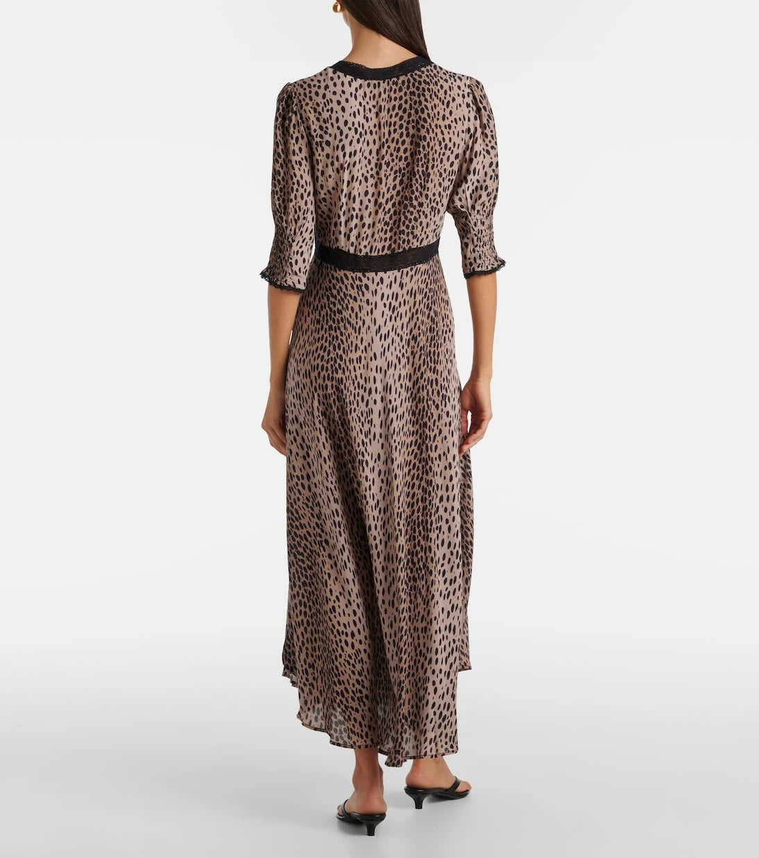 Rixo - Amina printed crêpe de chine midi dress