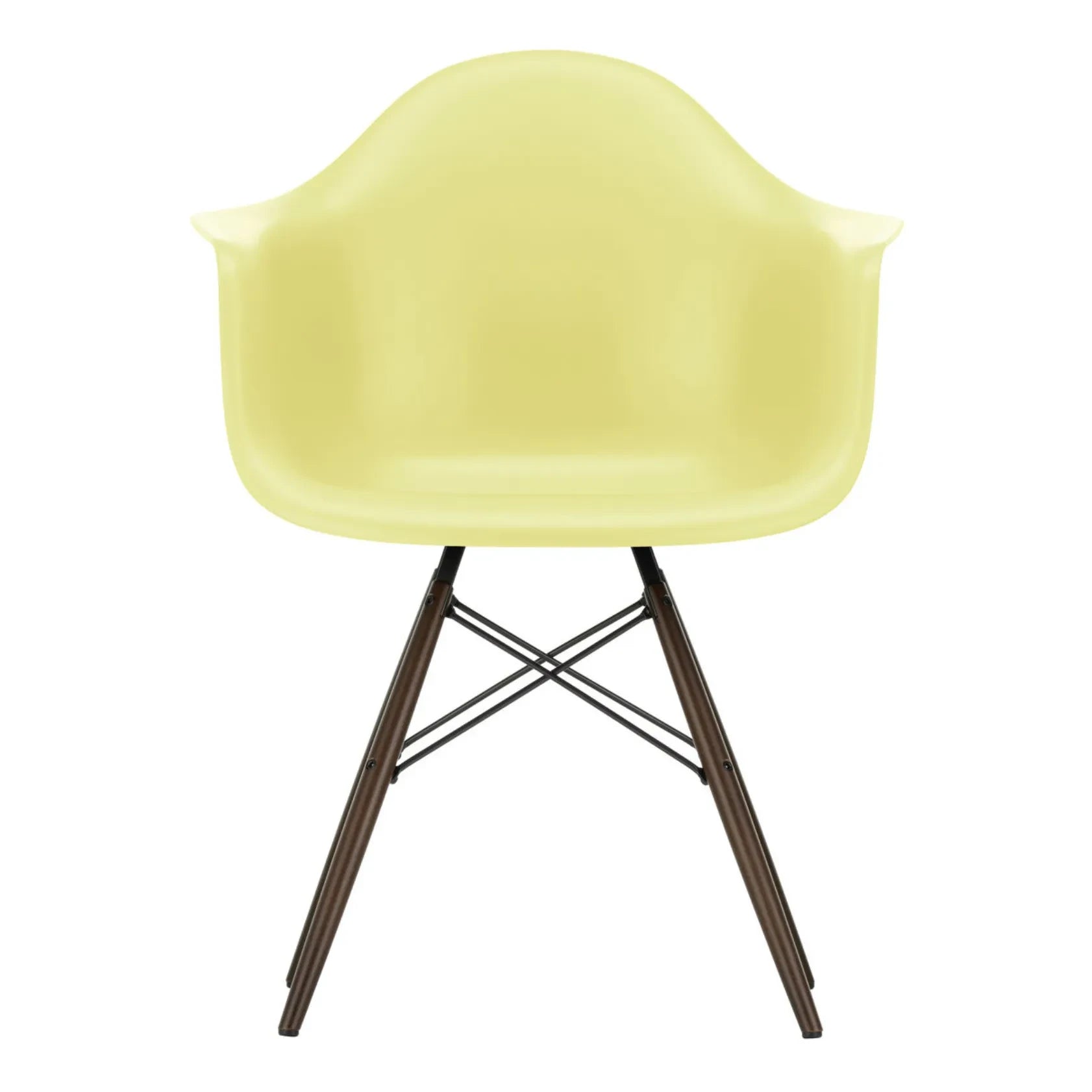 Vitra - DAW chair - maple base - Charles &amp; Ray Eames | Lemon yellow