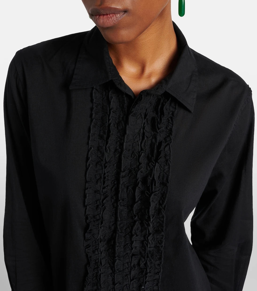 Nili Lotan - Nathael ruffled cotton shirt