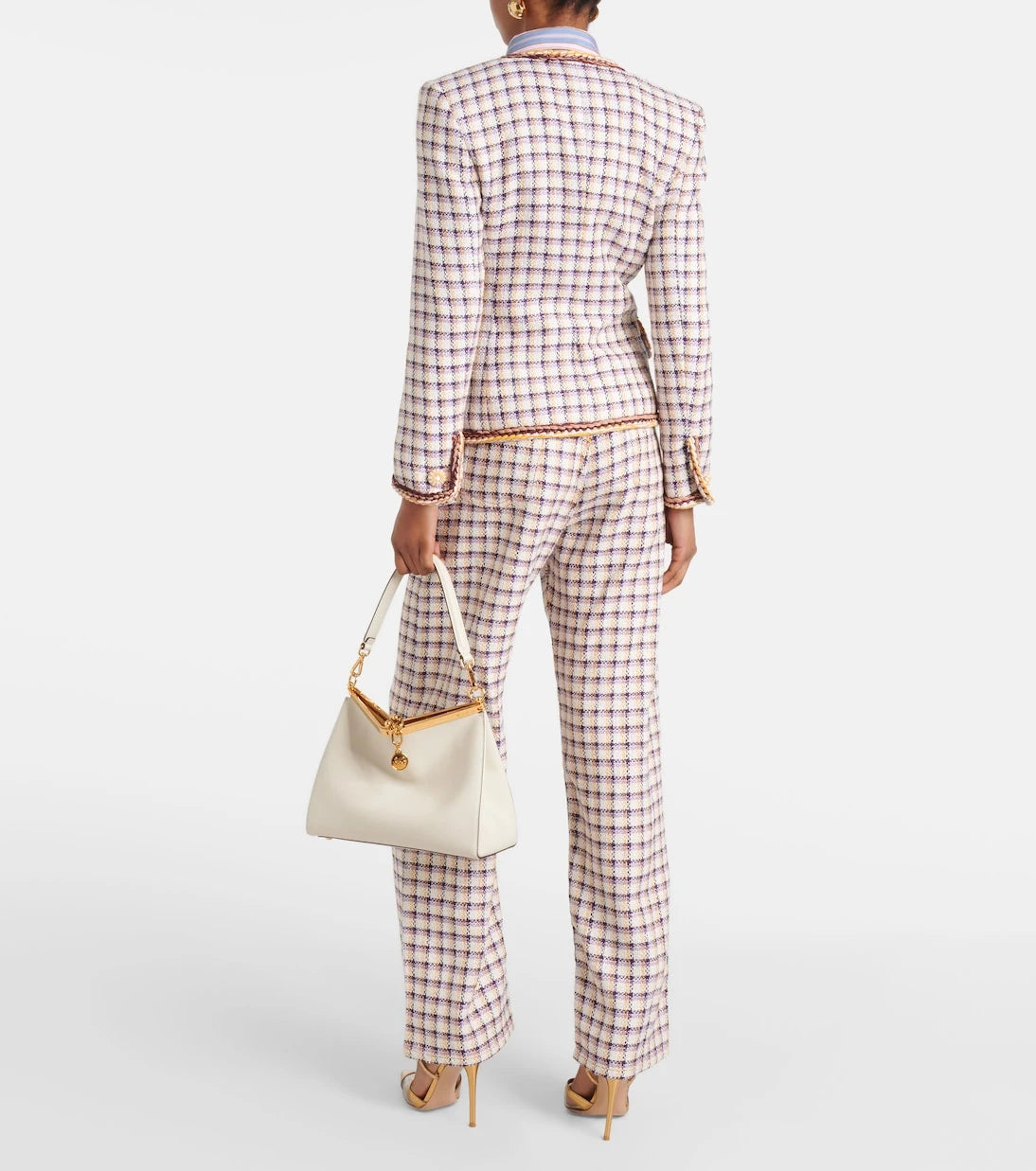 Etro - Checked cotton-blend jacket