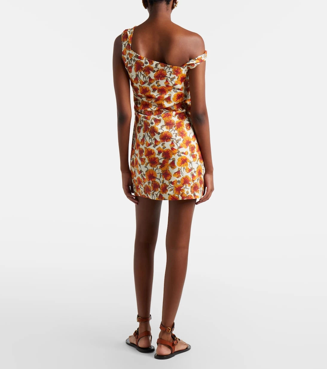 SIR - Jara floral linen minidress