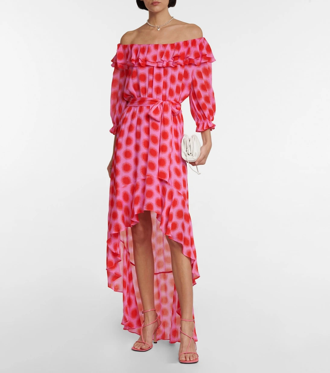 Diane von Furstenberg - Ferris printed ruffle dress