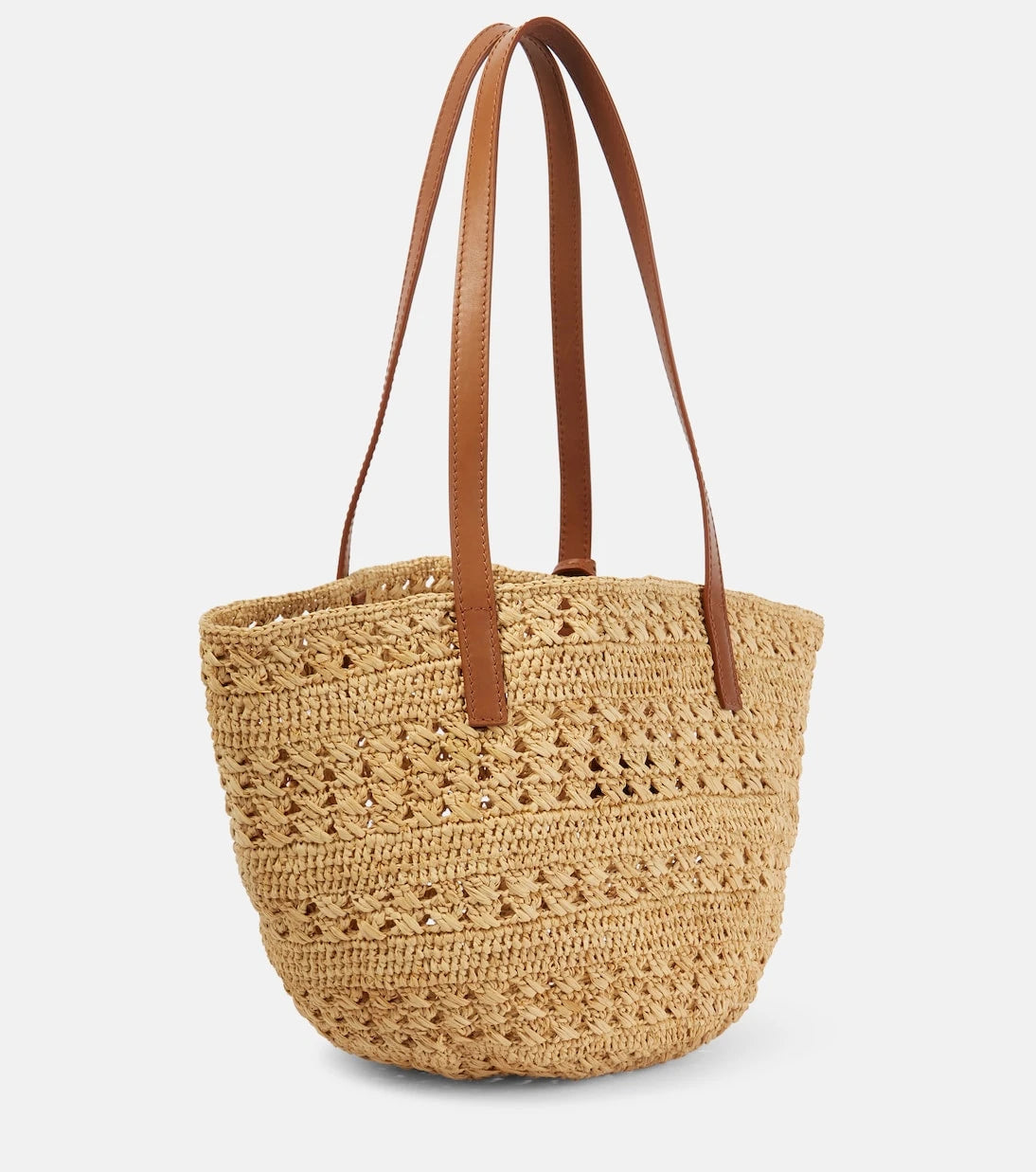 Saint Laurent - Panier Small raffia basket bag
