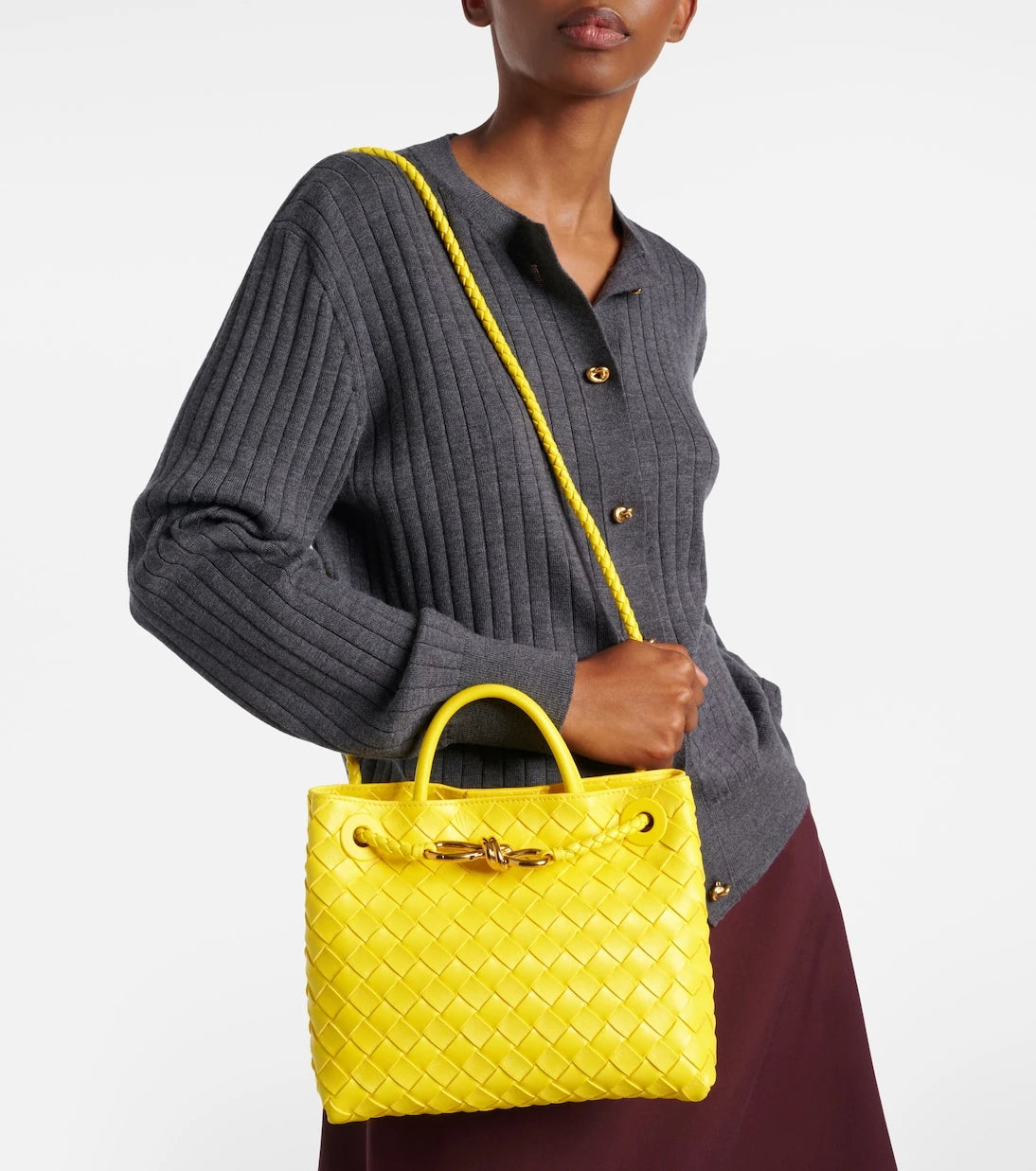 Bottega Veneta - Andiamo Small leather tote bag