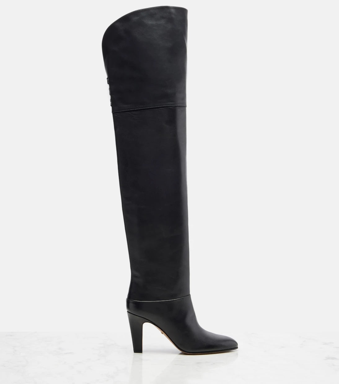 Chloé - حذاء Eve 85 الجلدي طويل حتى الفخذين