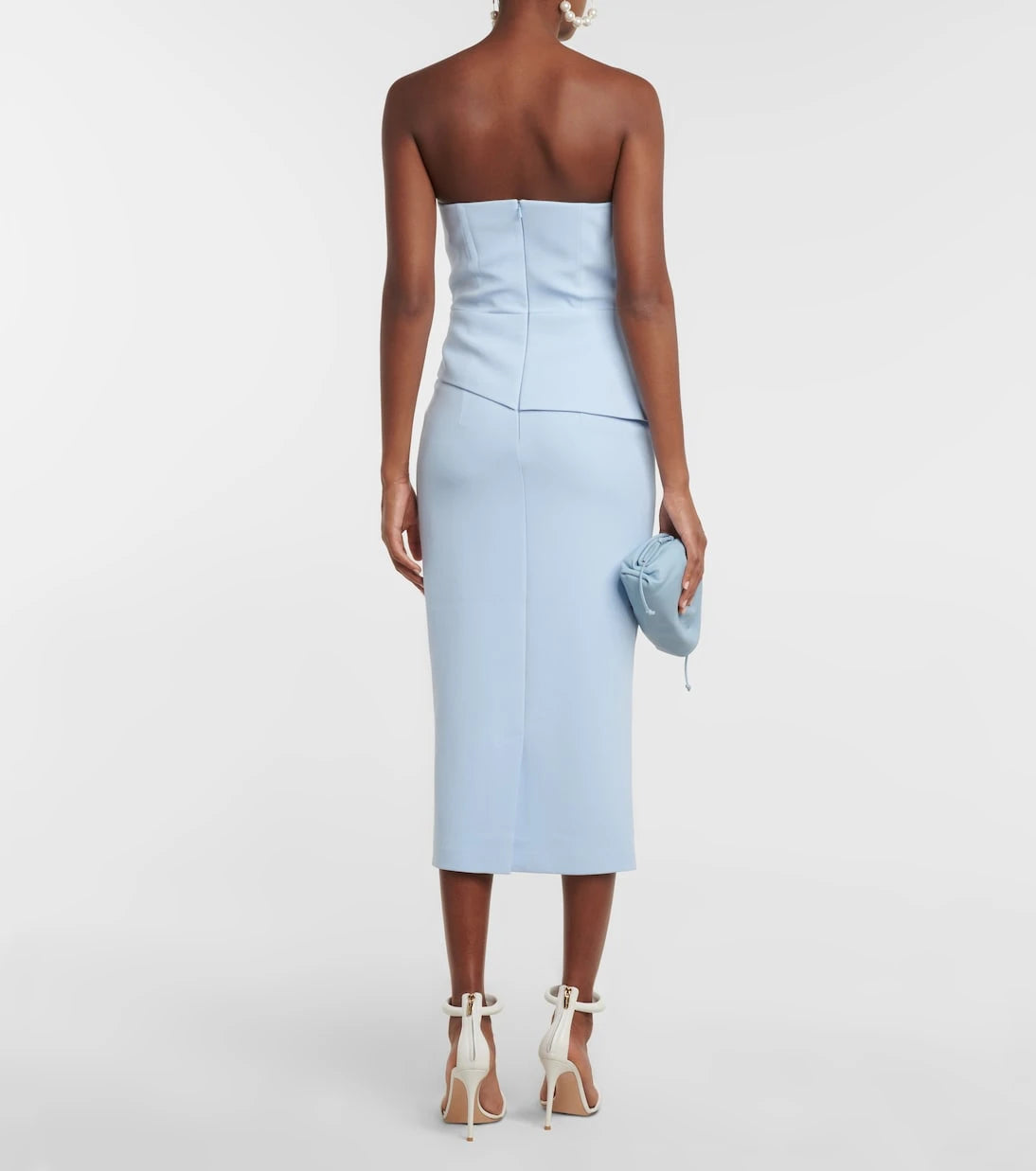 Safiyaa - Delani peplum midi dress