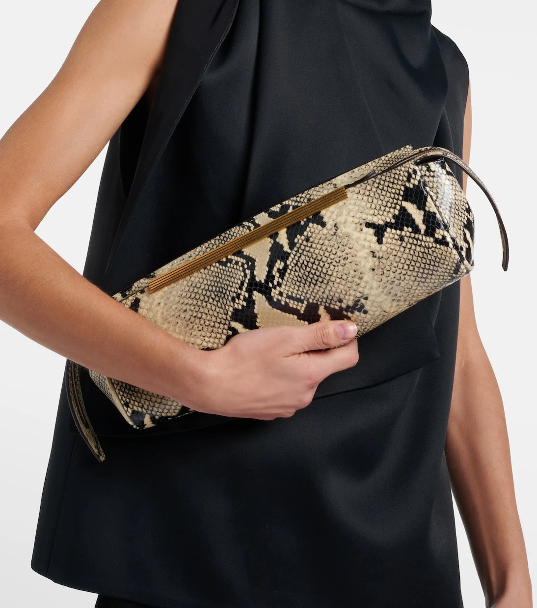 Khaite - Donna leather clutch