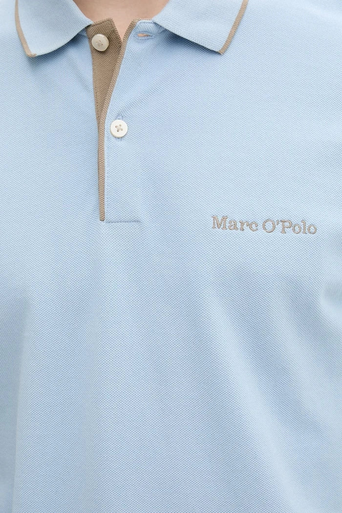 Marc O'Polo тениска с яка мъжка от памук