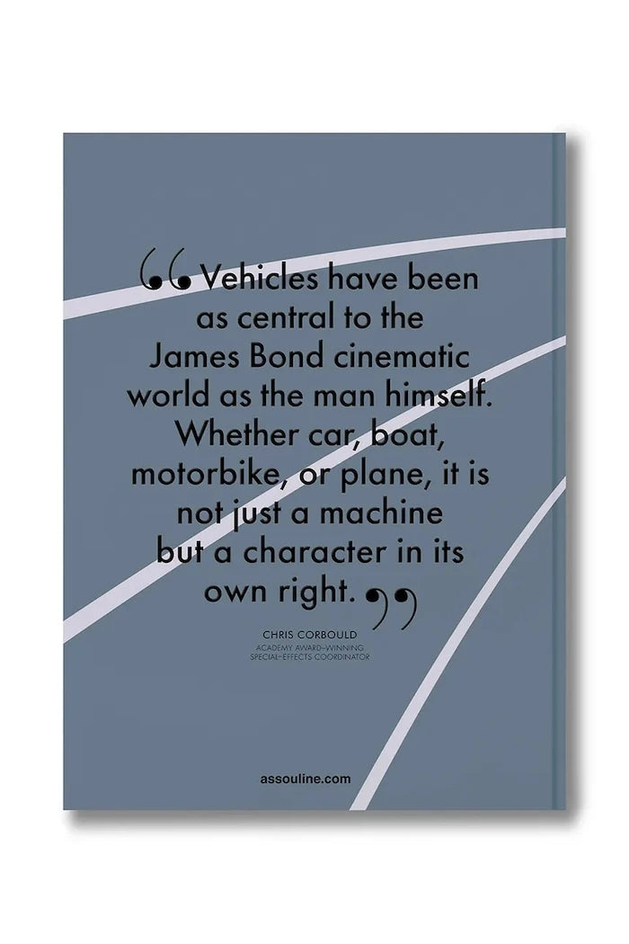 Chris Corbould imzalı Assouline James Bond Cars Kitabı, İngilizce