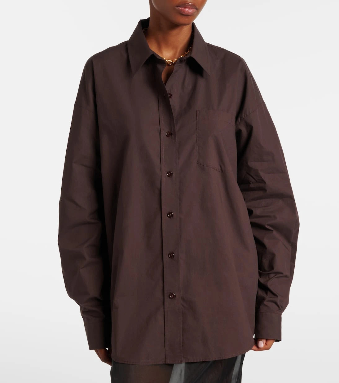 The Frankie Shop - Ornella oversized cotton shirt
