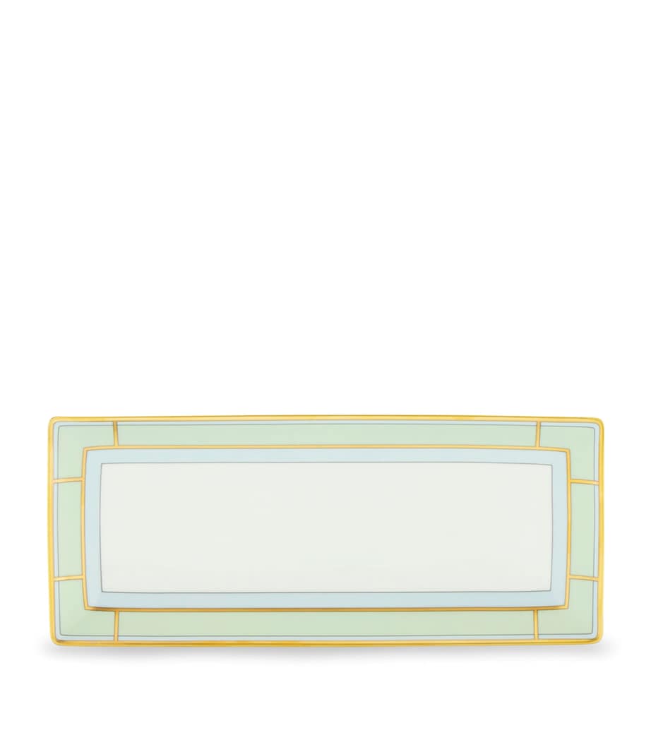 GINORI 1735 Porcelain Colonna Diva Rectangular Change Tray (28cm)