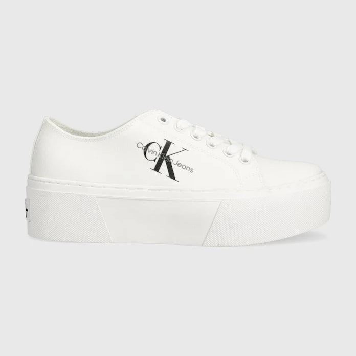 Calvin Klein Jeans FLATFORM+ CUPSOLE LOW TXT Düşük Spor Ayakkabı