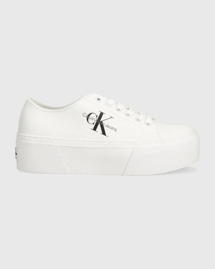 Calvin Klein Jeans FLATFORM+ CUPSOLE LOW TXT Düşük Spor Ayakkabı