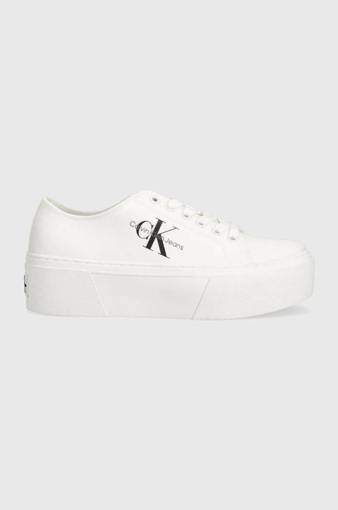 Calvin Klein Jeans FLATFORM+ CUPSOLE LOW TXT Düşük Spor Ayakkabı