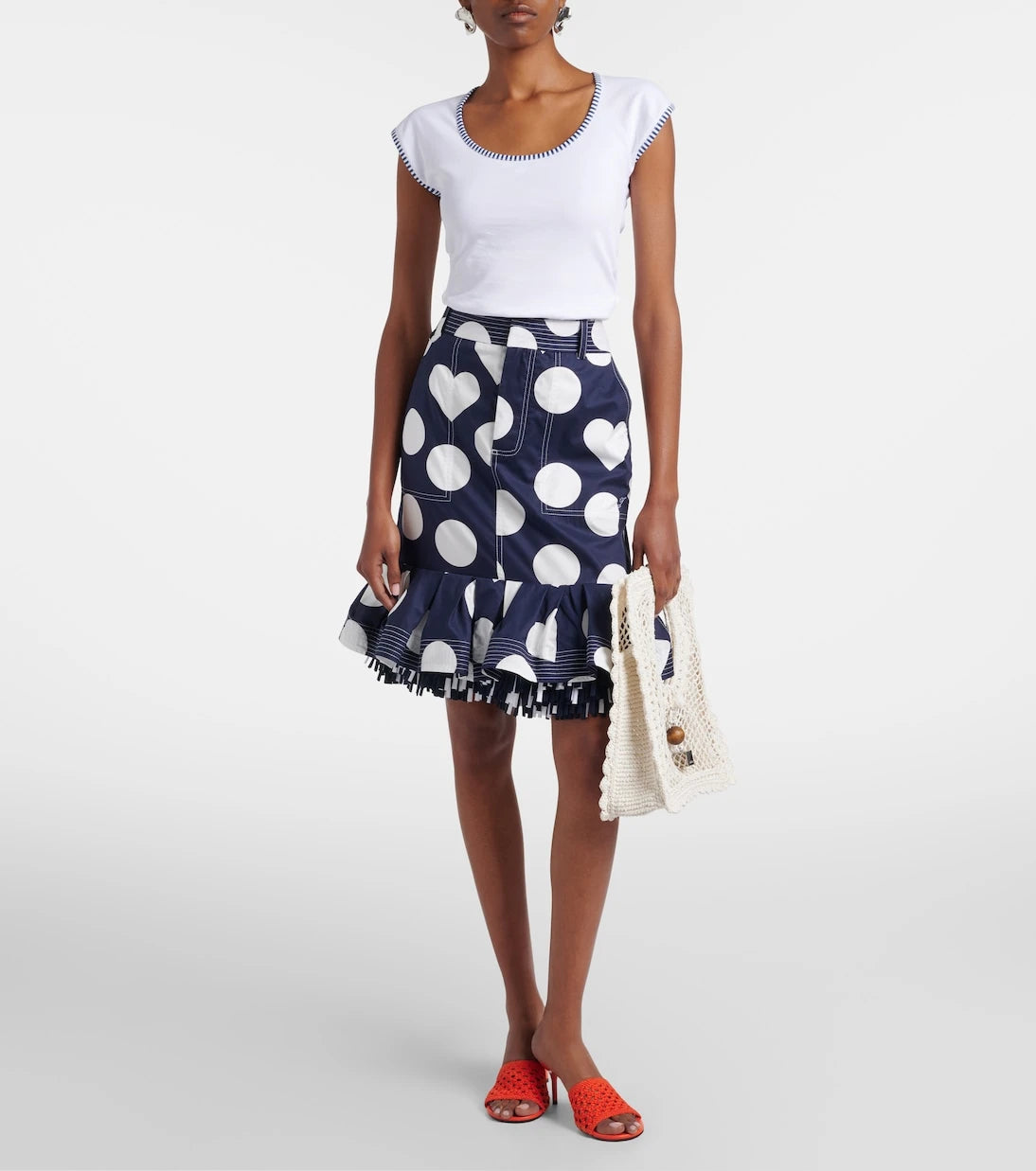 Jacquemus - Cabana printed cotton poplin miniskirt