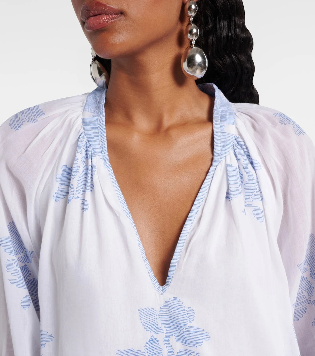 Juliet Dunn - Floral cotton minidress