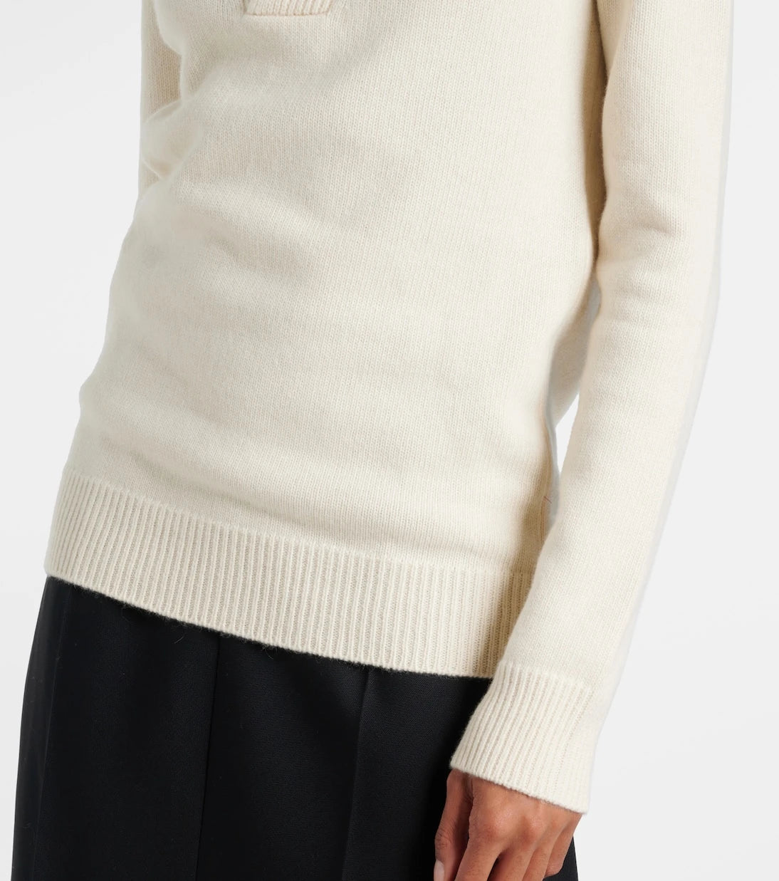 Plan C - Wool and cashmere polo sweater