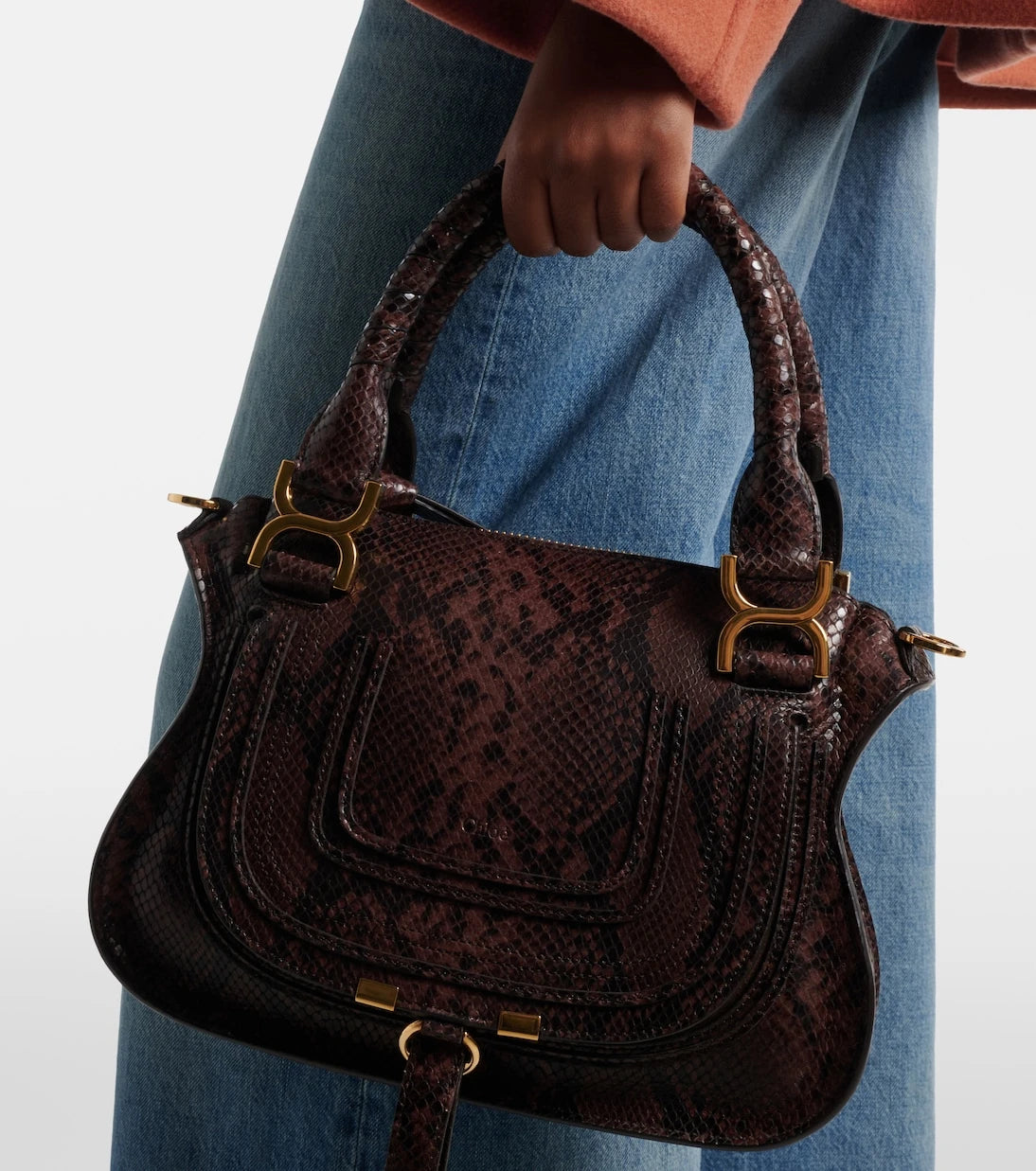 Chloé - Marcie Small leather top-handle bag