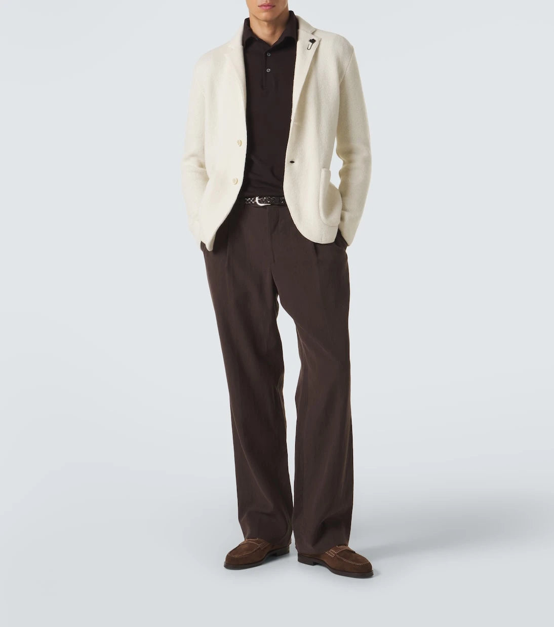 Lardini - Wool polo sweater