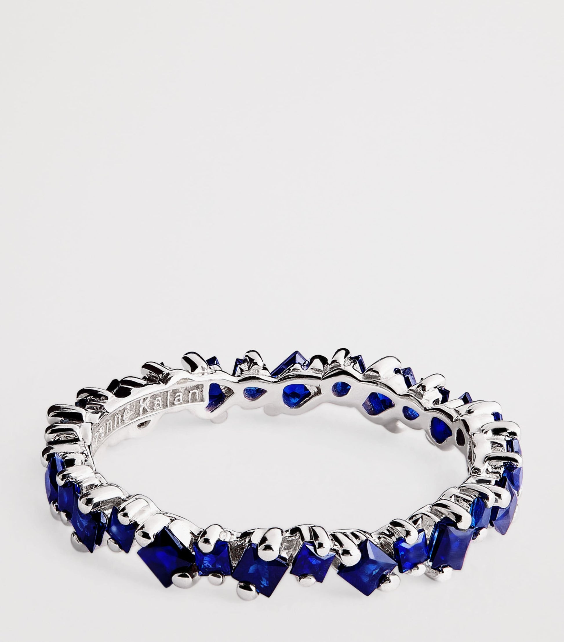 White Gold and Sapphire La Fantasie Cosmic Eternity Ring