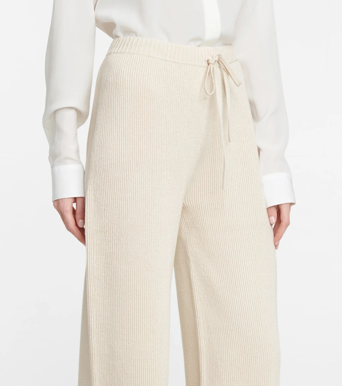 Joseph - Crispy wide-leg cotton-blend pants