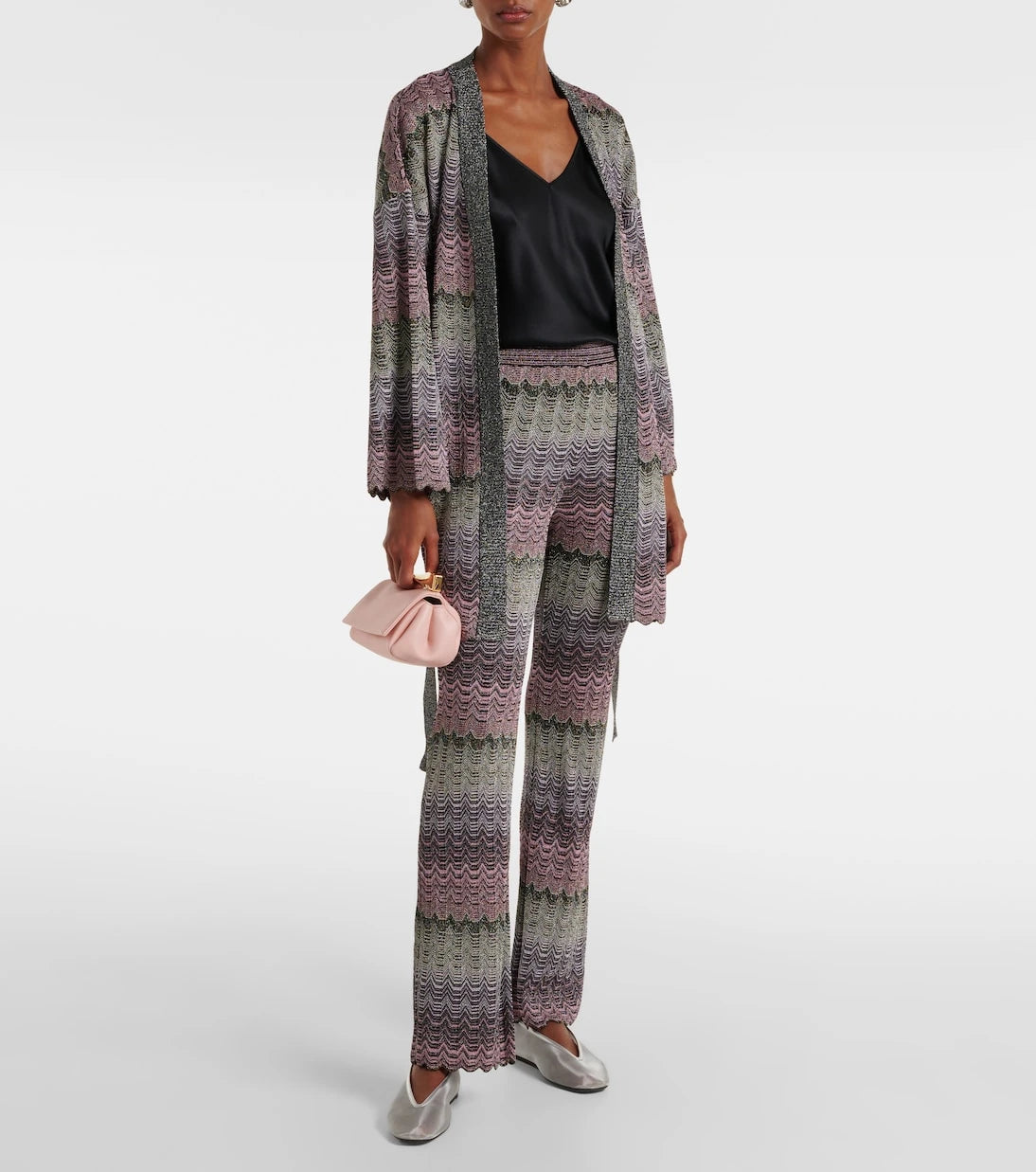 Missoni - Zigzag high-rise flared pants