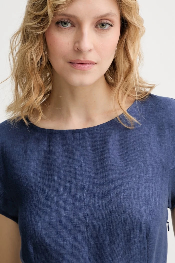 Weekend Max Mara рокля от лен ESORDIO