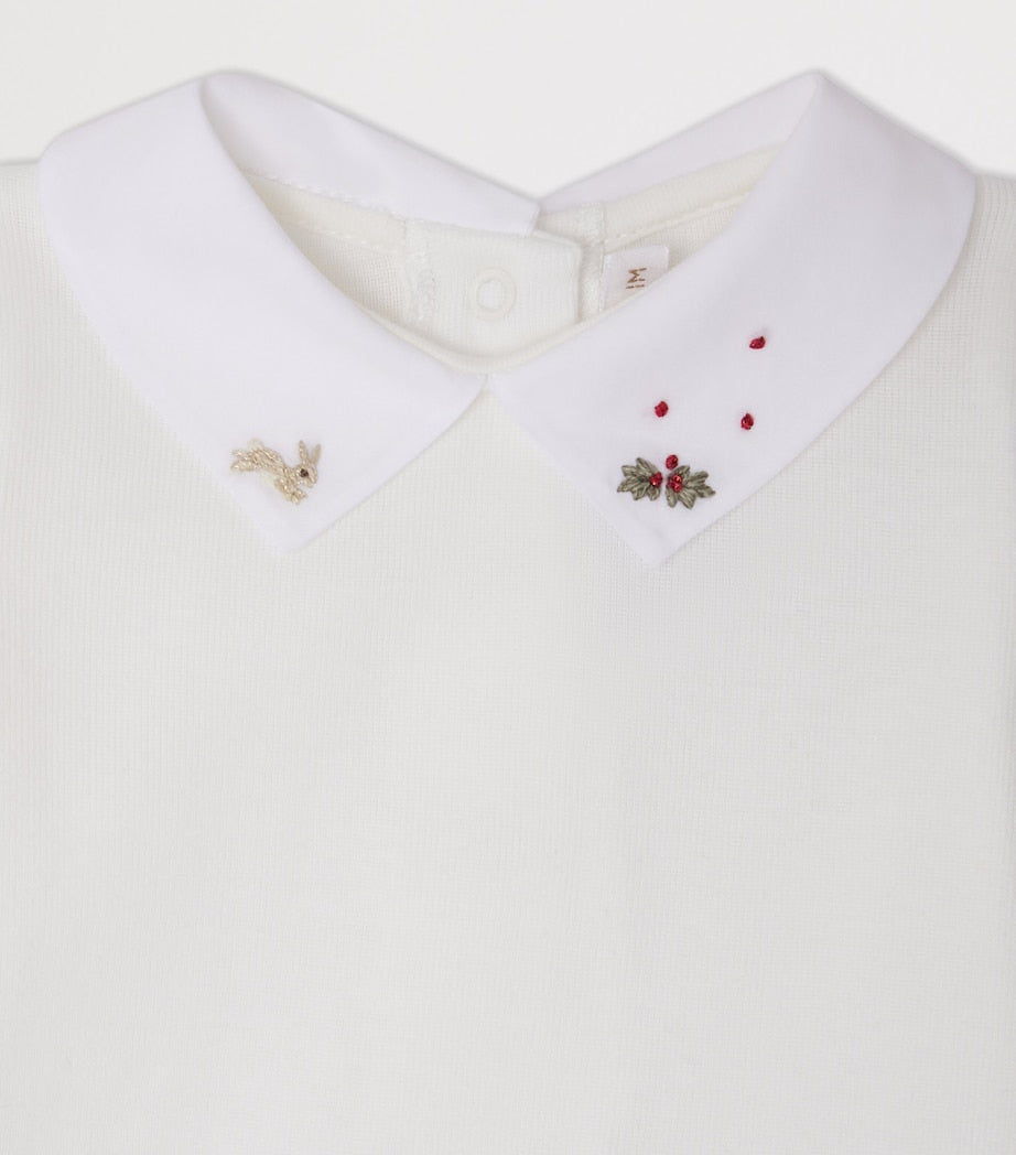 Organic Cotton Embroidered September Bodysuit (1-24 Months)