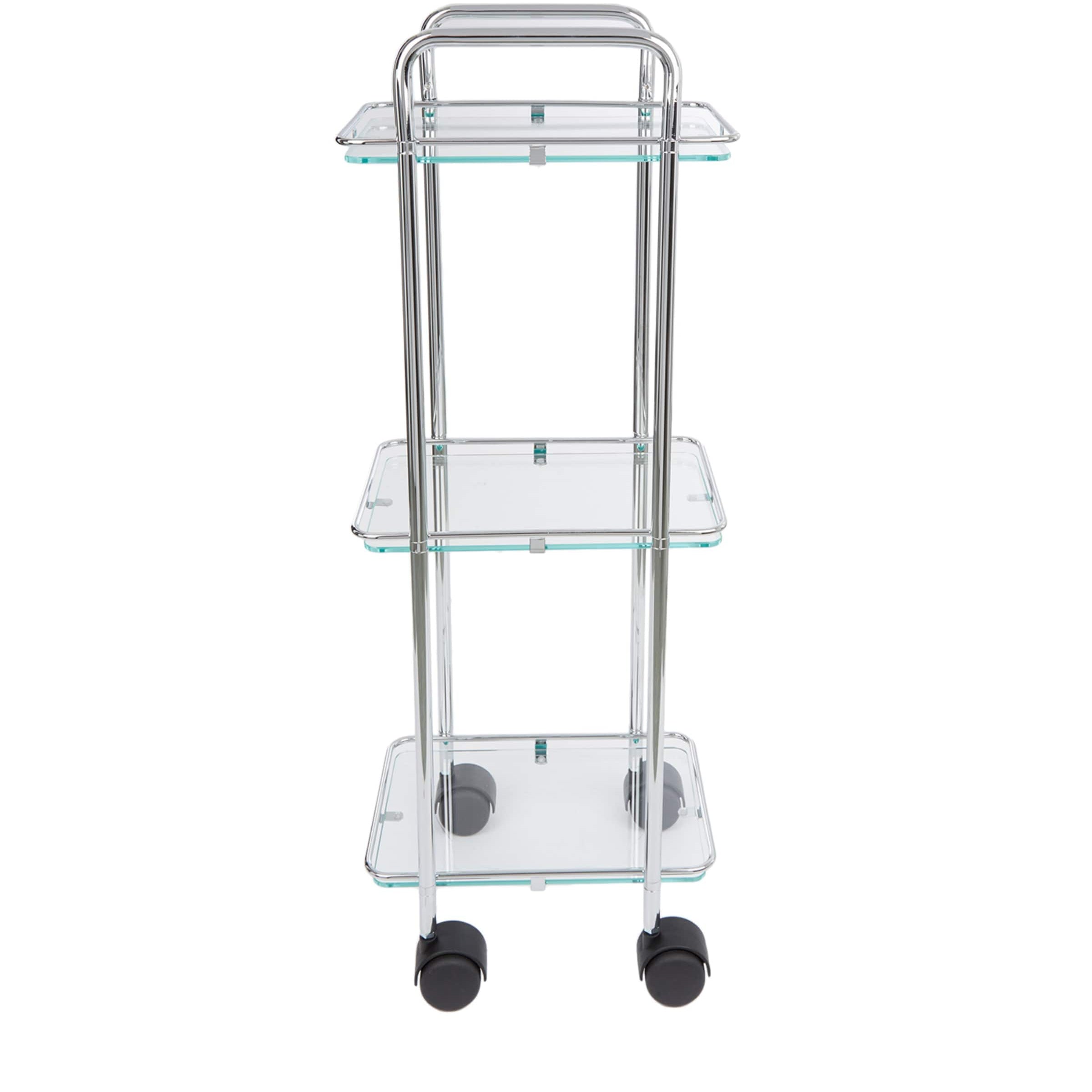 Square Chrome Trolley
