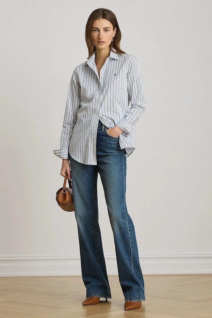 Lauren Ralph Lauren Kadın Pamuklu Gömlek