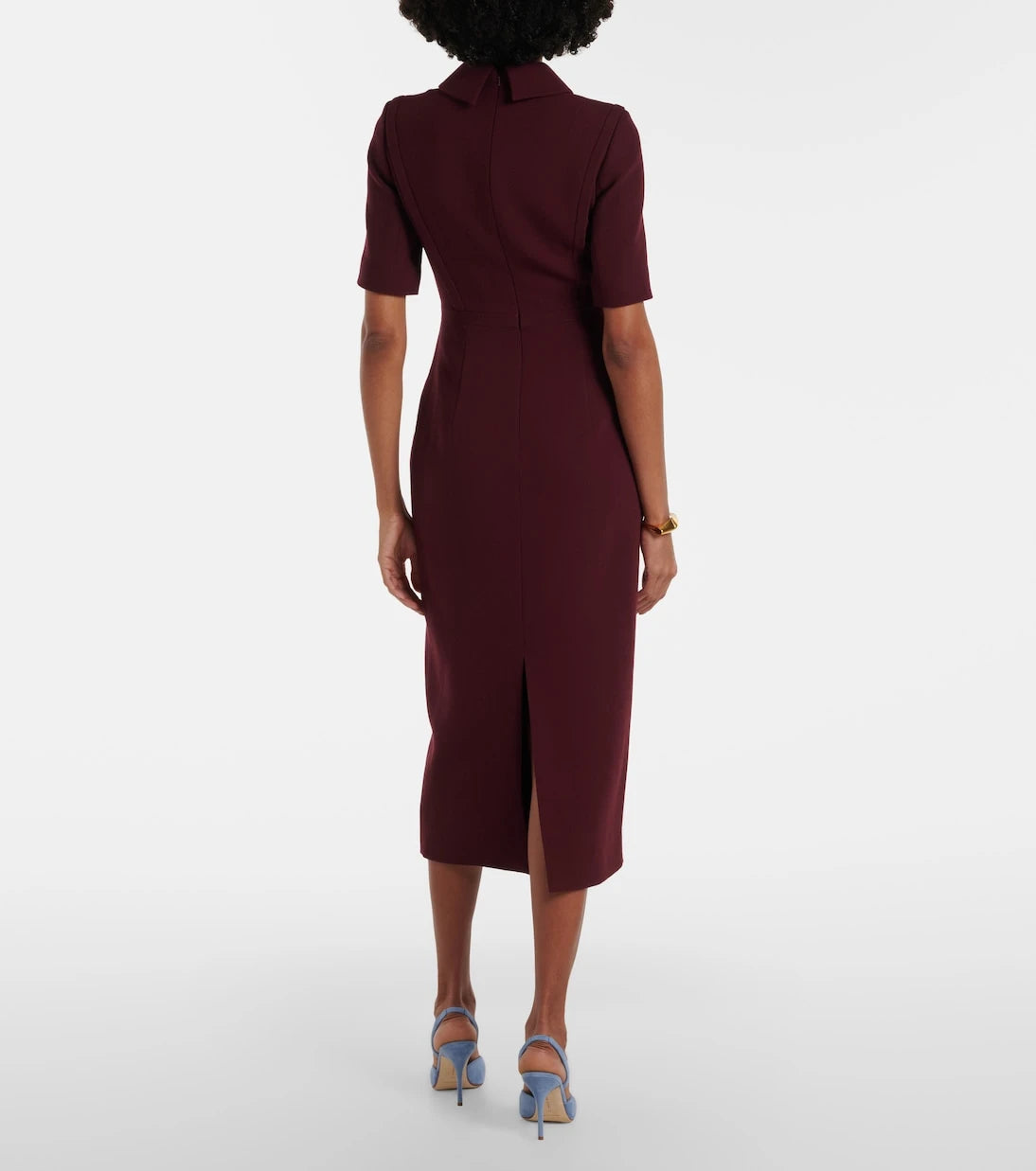 Emilia Wickstead - Valletta wool crêpe midi dress
