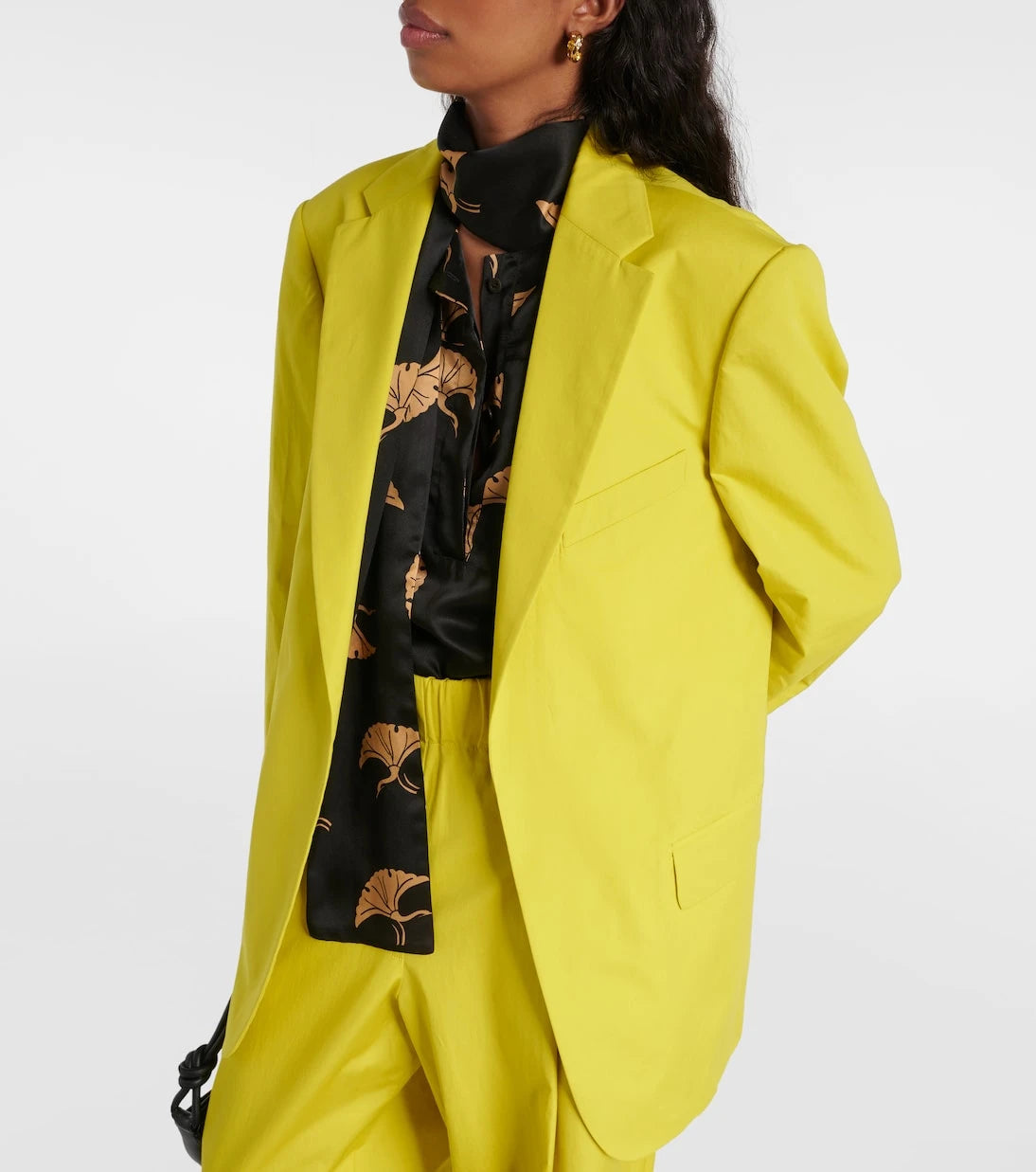Dries Van Noten - Oversized cotton poplin blazer