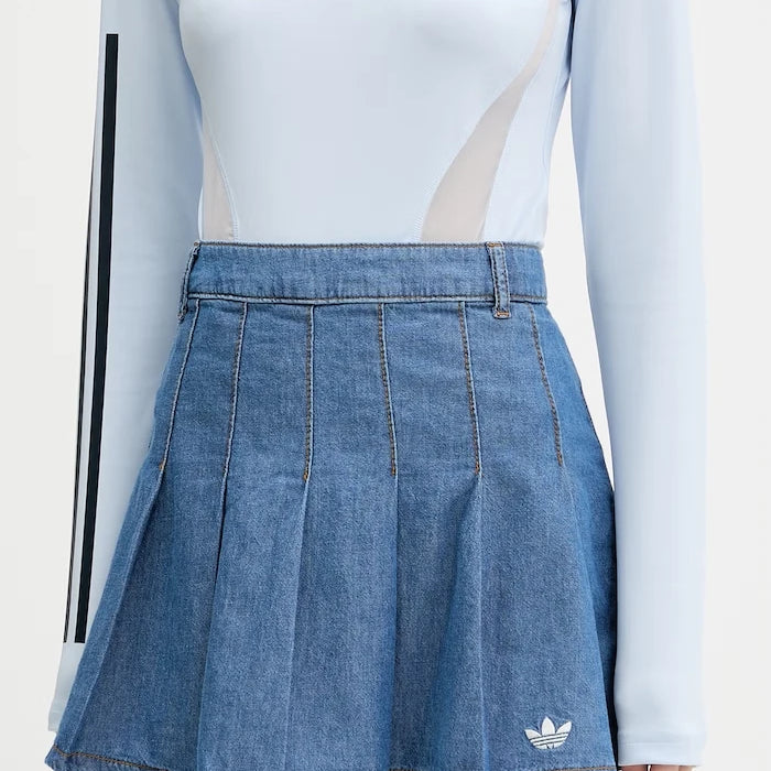 adidas Originals denim pileli etek
