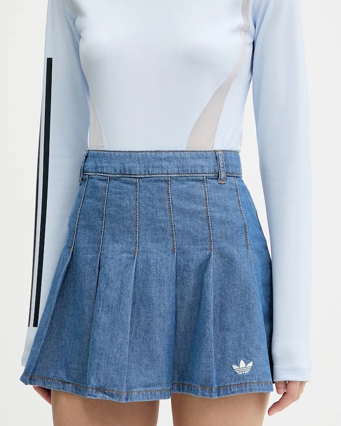 adidas Originals denim pileli etek