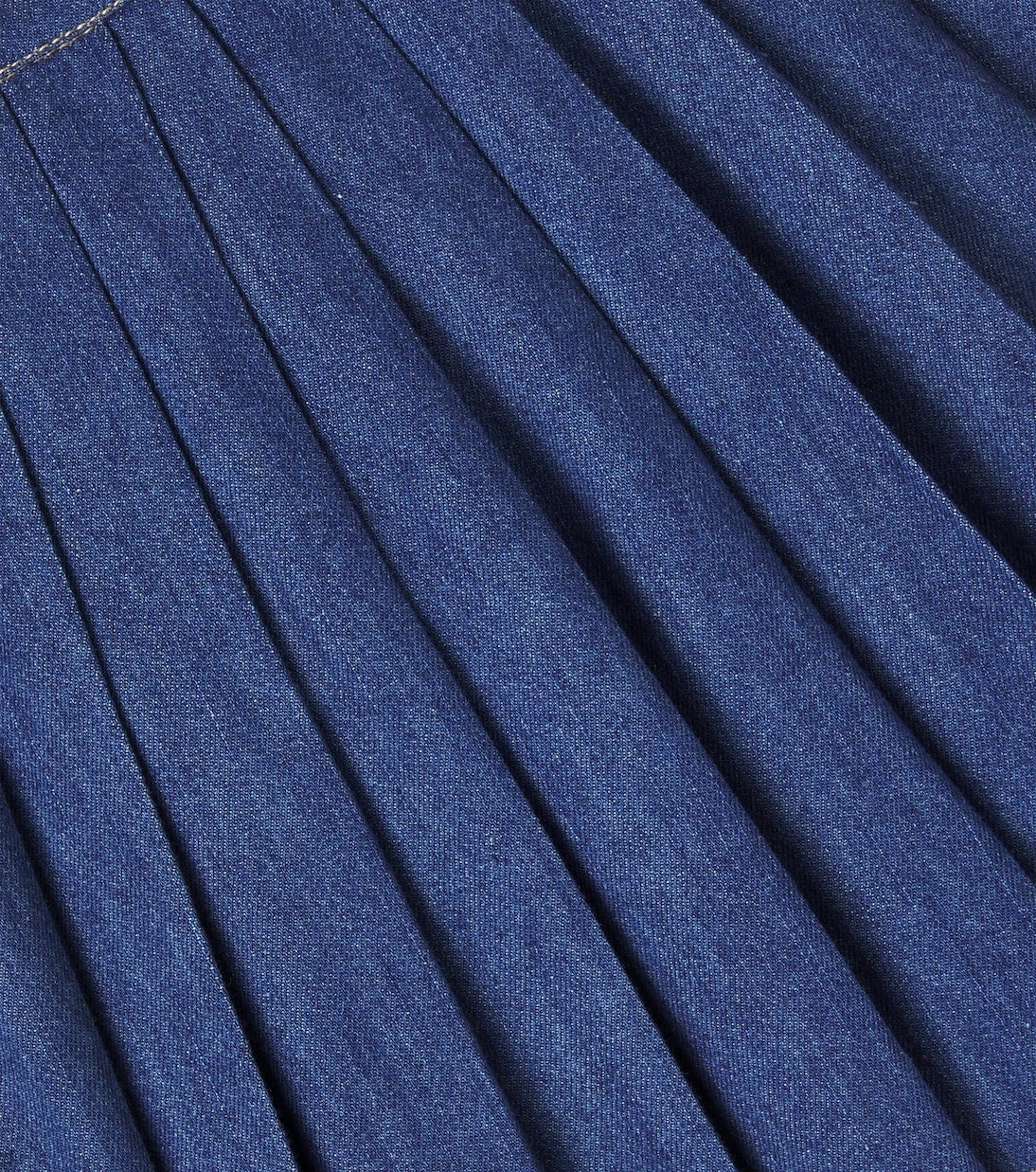 C'era Una Volta - Benedetta pleated denim skirt