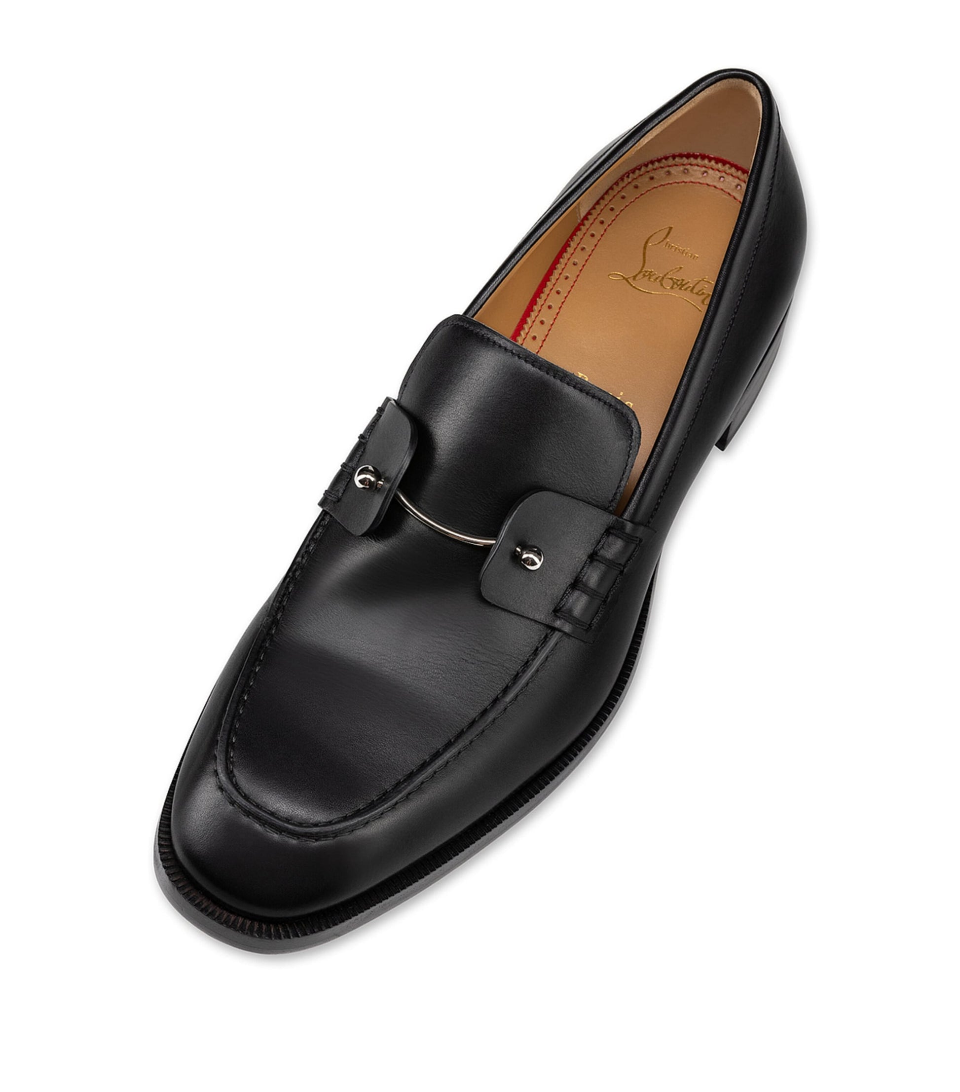Christian Louboutin Chambelimoc Calfskin Loafers