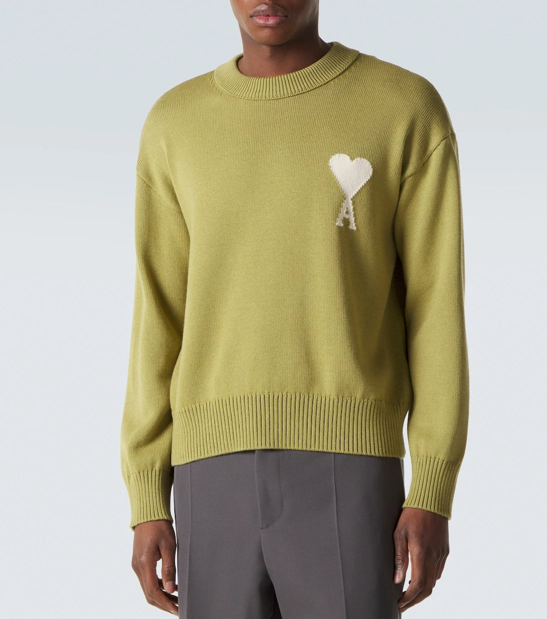 Ami Paris - Ami de Cœur wool and cotton sweater