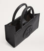 Tory Burch Black Mini Ella Tote Bag
