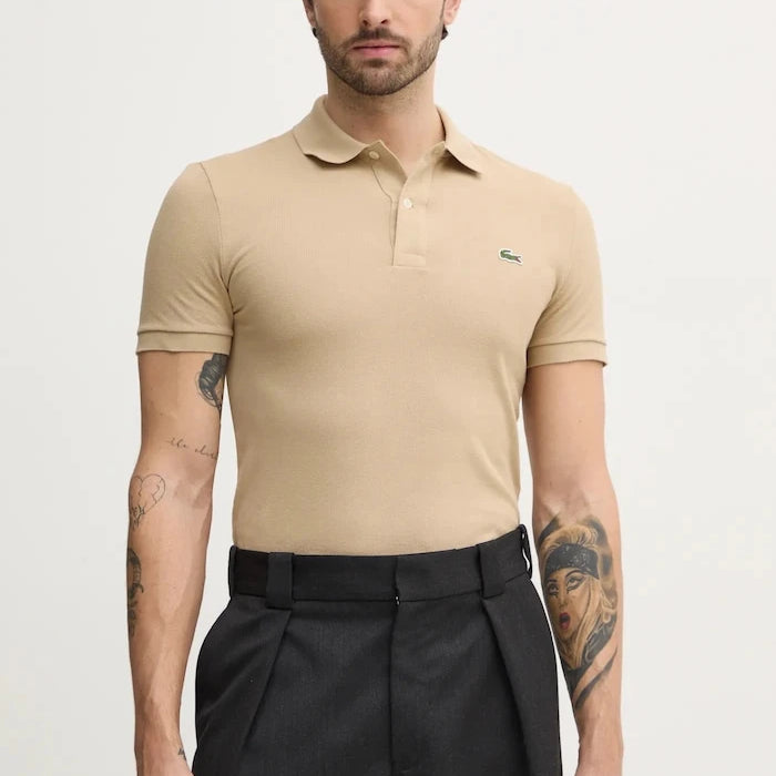 Lacoste Yakalı Pamuklu Tişört Koszulka Lacoste Piqué Polo Shirt PH4012 02S