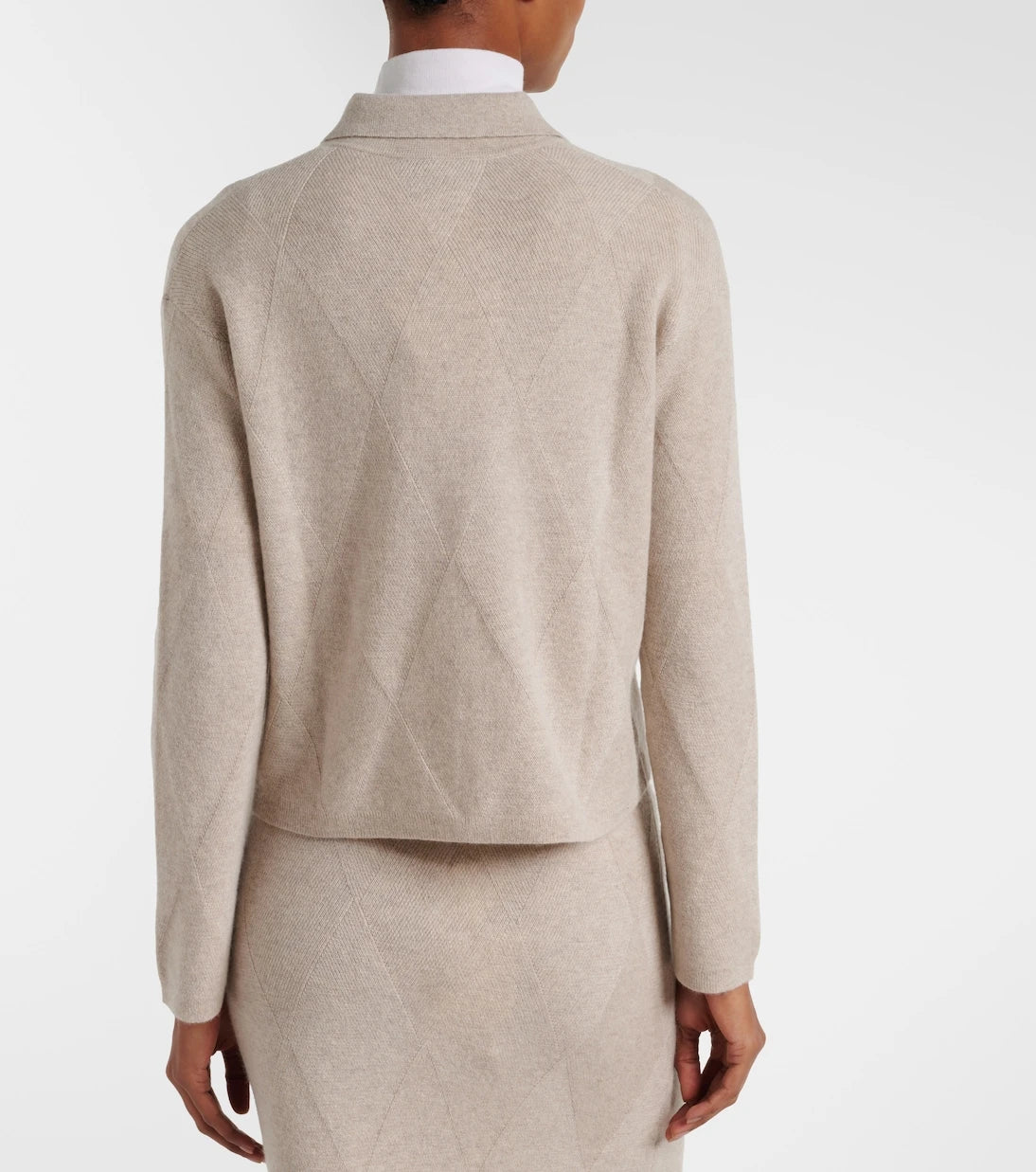 Max Mara - Bombo argyle cashmere cardigan