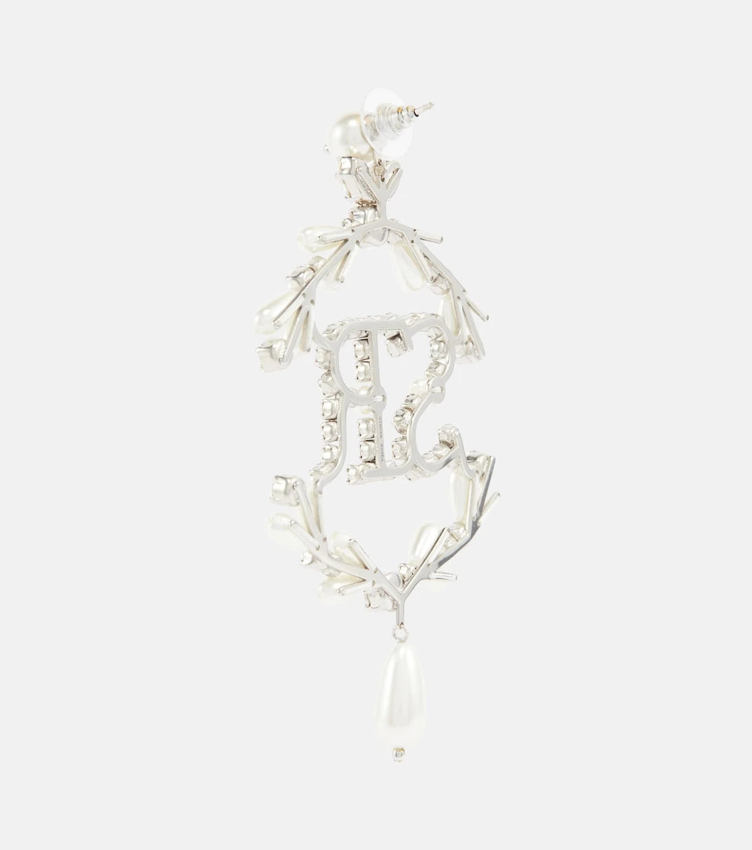Simone Rocha - Crystal-embellished pearl earrings