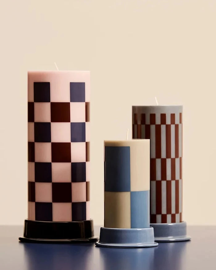 HAY Column Candle Dekoratif Mum 25 x 9,6 x 9,6 cm