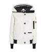 Canada Goose White Down-Filled Chilliwack Bomber Jacket
