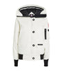 Canada Goose White Down-Filled Chilliwack Bomber Jacket