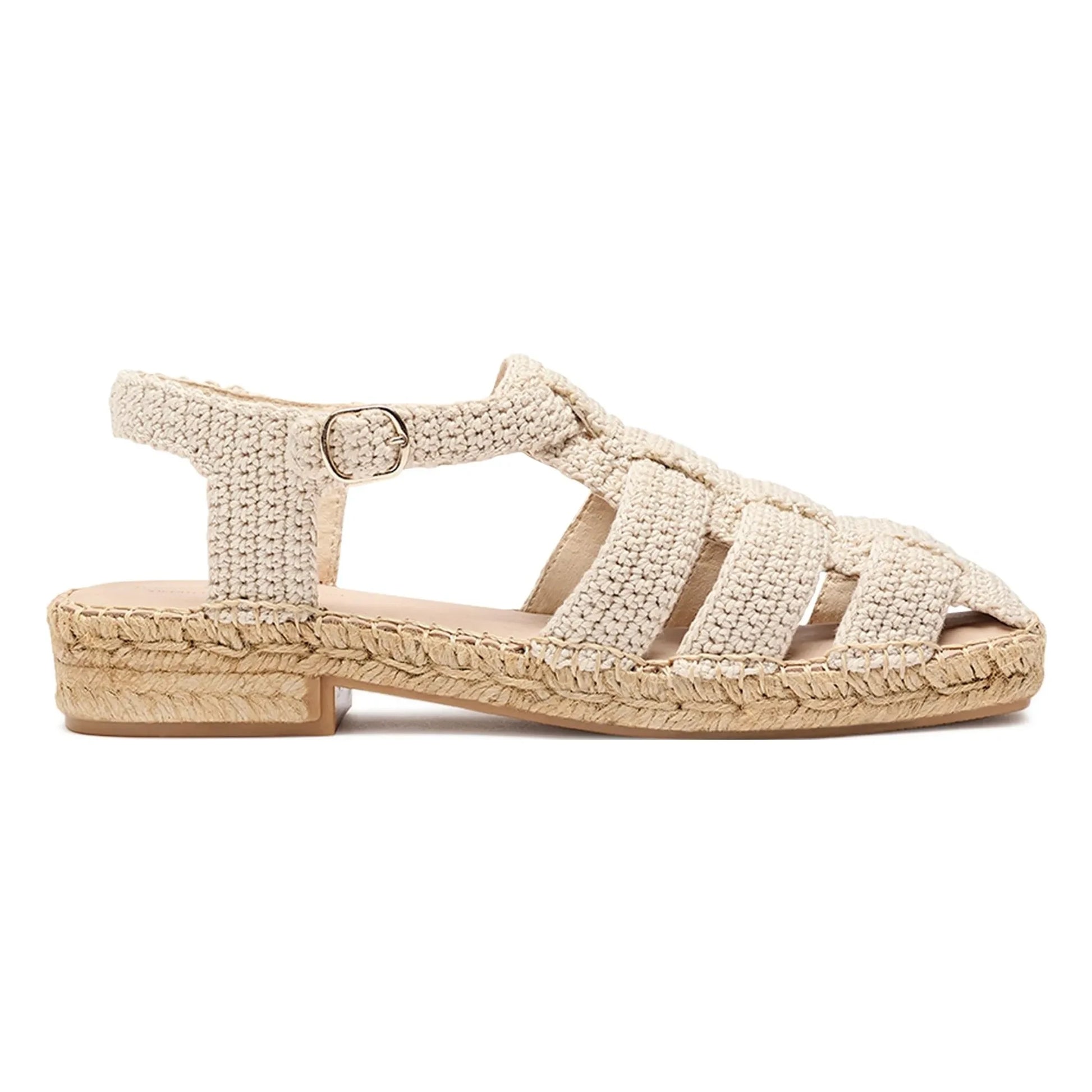 Naguisa - Bermeo sandals | Ecru