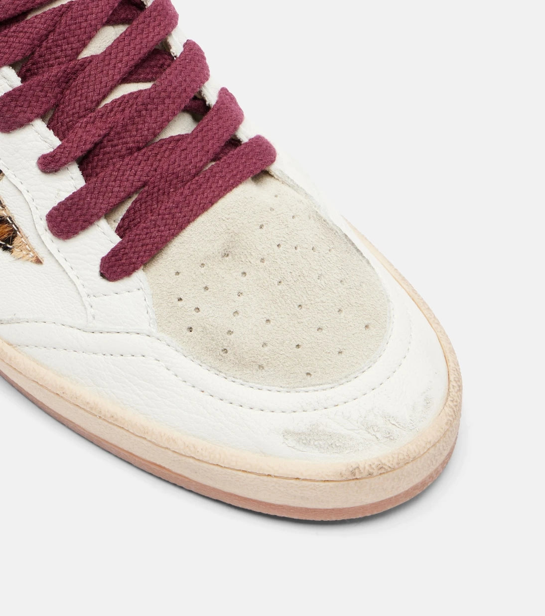 Golden Goose - Ball Star leather and suede sneakers